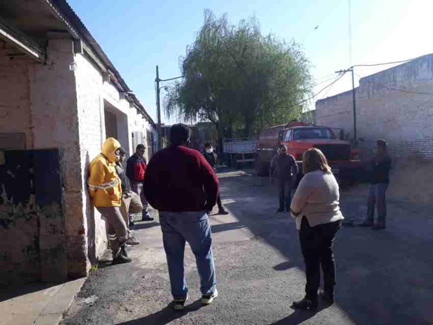 Reunión sindical en Delegación Alto Verde.