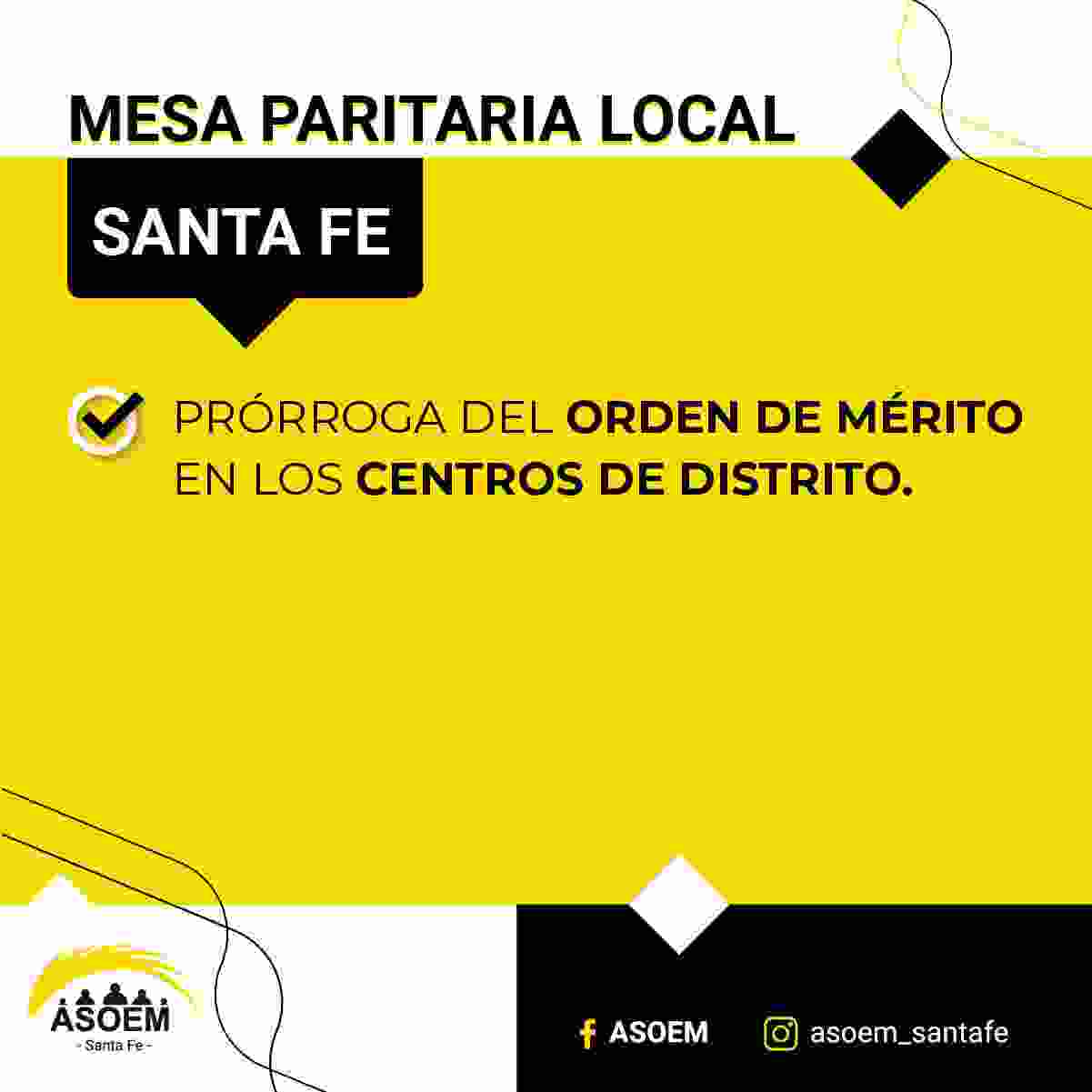 Acta Acuerdo de la Mesa Paritaria Local Santa Fe